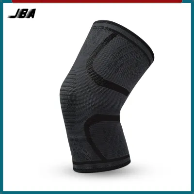 JBA Knee Support Knee Pain 1pc Anti Slip Elastic Fit Body Breathable Black Knee Pad For Basketball Knee Pads Volleyball Sport Workout Braces