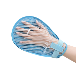 2PCS Mesh surface Restraint Gloves Pengekangan Tangan Lansia Breathable To Prevent Extubation
