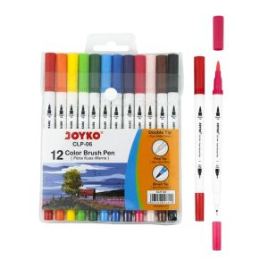 Brush Pen Joyko CLP-06 / Pena Kuas Warna Joyko 12 Warna- murah