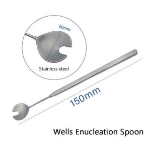 KITA Ophthalmic Enucleation spoon wells enucleation device eye Schepens orbital Retractor Eye surgery instrument