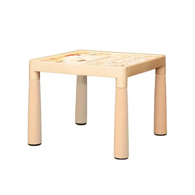 Bàn học sinh cho bé nhựa VIỆT NHẬT - Chân bàn xếp gọn in hình chữ cái động vật dễ thương - 1810-1