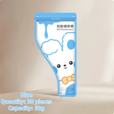 30pcs Portable Milk Powder Storage Bag Double-track Sealed Milk Powder Bag for Baby Leakproof Disposable Double-track Sealed Milk Leakproof Powder Bags