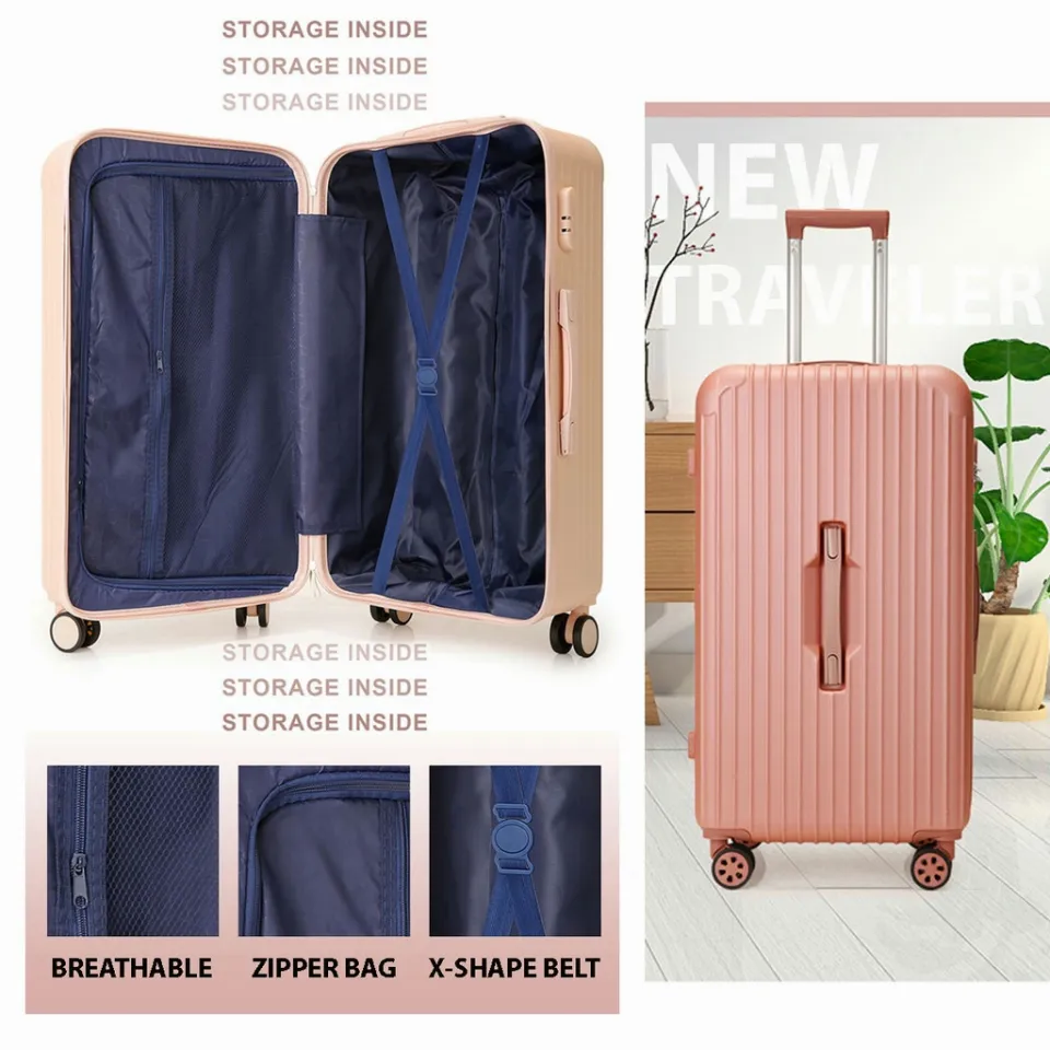 20 26 28 32Inch Maleta Glossy Luggage Heavy Duty Suitcase Luggage