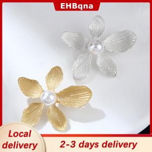 [COD]  HOT SALE Ship within 24 hours Vintage Pearl Five-petal Flower Brooch for Women Clothing Party Lapel Pin Accessories Gift