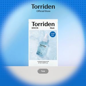 Torriden DIVE IN Hyaluronic Acid Facial Mask 10sheets  Suitable for all skin types especially sensitive oily and dehydrated skin.