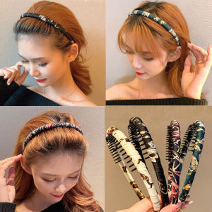Vintage French Toothed Hair Clip Hair Band Washing Hair Bundle For Women Girls
