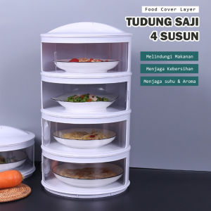 Rak Tudung Saji Makanan 4 Susun Rantang Tudung Saji Makanan Portable