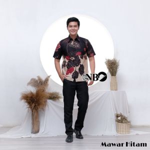 Kemeja Batik Pria Lengan Panjang Slimfit Eksklusif Modern Motif Terbaru Hem Batik Lengan Panjang