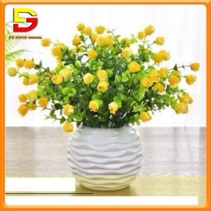 Bình Hoa Mini Chậu Hoa Hồng Nụ Nhiều Mẫu Cắm Sẵn Trang Trí Để Bàn Làm Quà Tặng Độc Đáo DG-427
