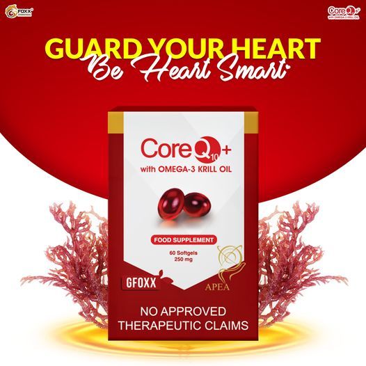 Core Q10 with Omega 3 krill oil by gfoxx Lazada PH