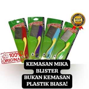 Sisir Kutu dan Ketombe /Serit Logam Gagang Panjang (VC)