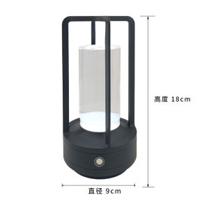 Outdoor Cross Table Lamp Remote Control LED Vintage Bar Clear Bar Camping USB Rechargeable Touch Ambient Light Hot