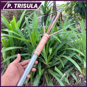 Paket Anti Petir Trisula Tombak Trisula Penangkal Petir Trisula Plus Tiang Galvanise 60 cm