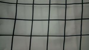 Gorden jendela model cantolan kawat S bahan katun polymikro premium