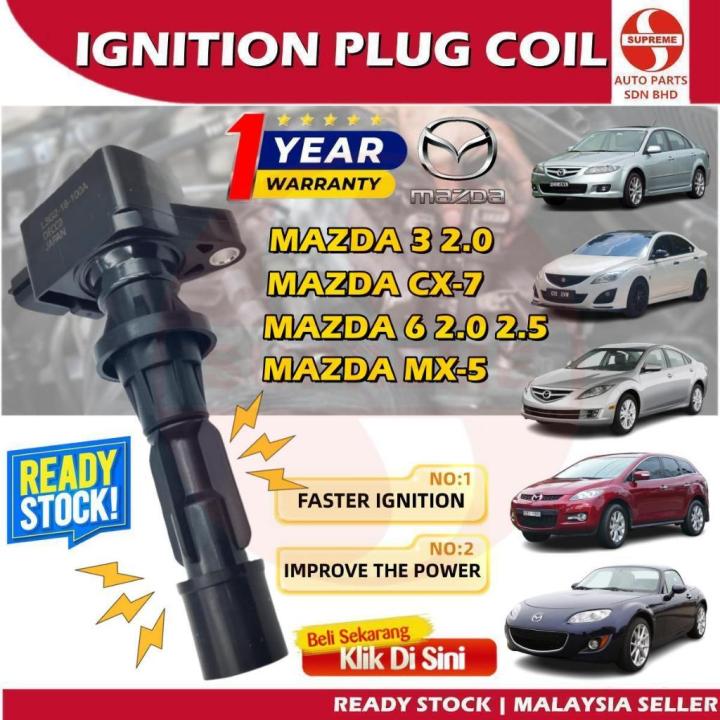S2U Car Ignition Plug Coil Mazda 3 6 2.0 2.5 CX7 MX5 Miata Spark Coil