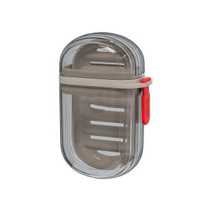 YUBAGUANB Portable Soap Dish Sealed Transparent Soap Case Creative Durable Travel Soap Box Travel
