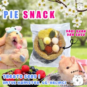 [PREMIUM] Pie Susu Snack Hamster | Cemilan Kelinci Kucing Sugar Glider | Makanan Hamster Pie Buah
