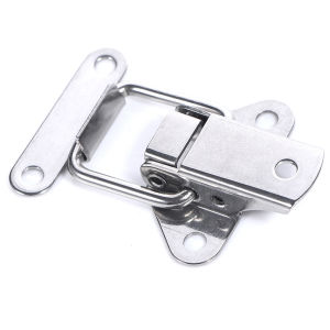 [Habilulu] Stainless Steel 304 toolbox Locking hasps Metal Toggle Catch Clasp Loaded hinges