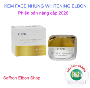 [Dùng thử 5gr] Kem FACE NHUNG WHITENING ELBON - Dưỡng Trắng Da Ngăn Ngừa Các Dấu Hiệu Lão Hoá