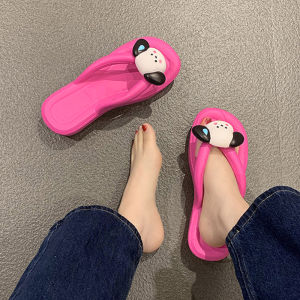 TKGril HOT ITEM รองเท้าแตะแฟชั่น ทรงหูหนีบเสริมส้นมาให้แบบปัง เพิ่มความแบ๊วด้วยตัวติดน้องหมาหัวโต มีพร้อมส่ง 4 สีจุกๆ สวยเด่นสะดุดตาราคาน่ารักห้ามพลาด