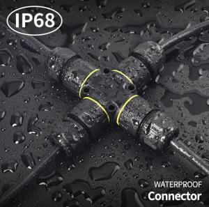 Waterproof Cable Connector 4T-M20 IP68 Outdoor 3 Pin M20 Cabang 4 Joint Wire Quick Connector Sambungan Kabel Tahan Air 4T M20