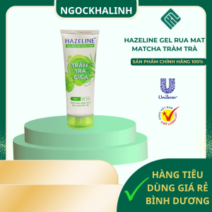 Hazeline gel rửa nặt Matcha tràm trà 100g