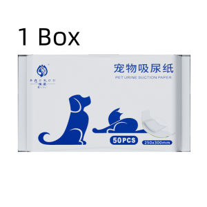 SKISOPGO 50PCS Fast Absorbent Pet Pad Pee Pads Disposable Dog Diaper Pad Dog Cats Urine Cleaning Paper
