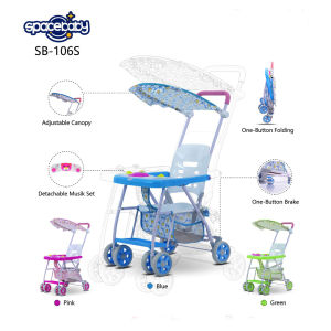 stroller bayi spacebaby SB-106S dorongan bayi stroller
