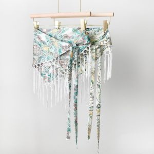 NEXASHOP Embroidery Fringe Waist Belt Tassels Exquisite Triangle Waistband Fashion Ethnic Corset Belt Dress Jeans Decor