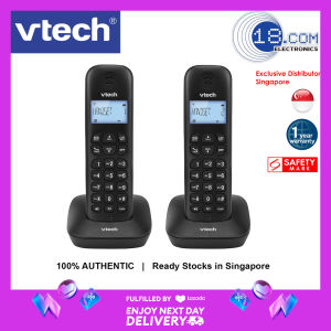 Vtech Single cordless phone | Twin cordless phone | Black | White | ES2310A | ES1810A | 1 year warranty