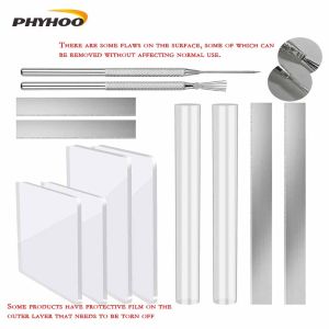 PHYHOO 12Pcs Ceramic polymer clay cutting tool clay carving tool DlY earringsjewelry making tools