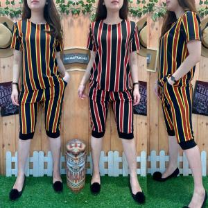 SETELAN MOCCA STRIPE 7/8 340-33