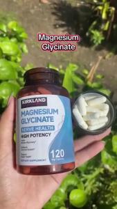 KIRK Magnesium Glycinate Capsules Natural Mineral Supplement Effectively Relieve Daily Mental Stress Improve Night Sleep Quality Gentle Night Relax Support Capsules for s