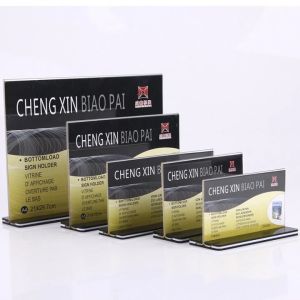 Bảng menu mica đủ kích thước A4 A5 A6 A7B6 quét Qr code mica dày dặn trong suốt có lớp dán nilon bảo vệ chống xước