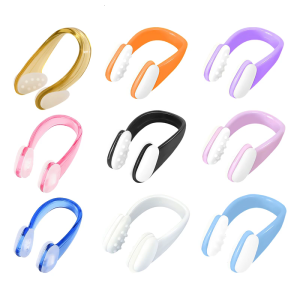 Nose Clips with Storage Box Nose Protector Practical Swimming Nose Plugs Silicone Nose Clips for Surfing Snorkeling