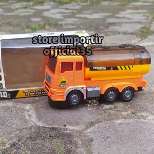 Mainan Truk Konstruksi Tangker JY653 - Mobil Truk Konstruksi Tangki Murah - Mainan Anak Mobil Truk Pengangkut Tangki Terbaru