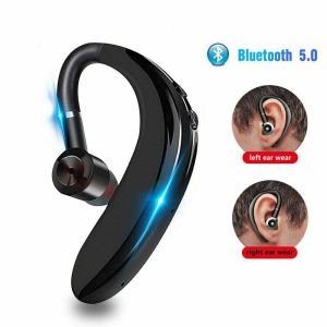 Vitog S109 Bluetooth Earphone With HD MicLong Standby Wireless 5.0 Business Handsfree Noise Cancelling Bluetooth Headsets For Samsung Oppo Xiaomi Huawei Realme ViVo Redmi Mobile Phone/Tablets/Laptop