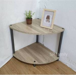 ชั้นวางของ ชั้นไม้เข้ามุม ขนาด2/3ชั้น ชั้นวางหนังสือ ชั้นวางแจกัน ชั้นอเนกประสงค์ ชั้นไม้ ชั้นวางโทรศัพท์ ชั้นเข้ามุมห้อง