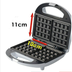 Waffle Toaster Square Electric Waffle Maker Waffle Kek Telur Non-stick Fried Egg Cake Pembakar Waffle Machine Mini Sandwich Oven Waffle Pots Pancake Breakfast Pan Cake Oven Pan Wafer 华尔夫饼机