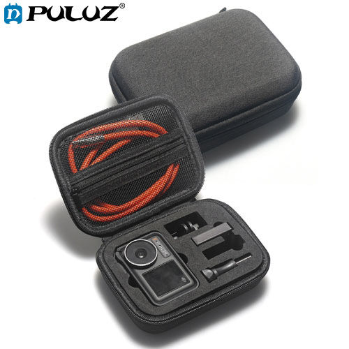 PULUZ Custodia Rigida Per Batterie DJI Osmo Action 5 Pro / Action 4 | Contenitore In Plastica Per Trasporto Sicuro