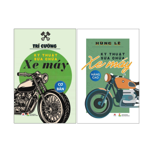 Sách - Combo Sách Sửa Chữa Xe Máy Từ Cơ Bản Đến Nâng Cao - HH - Newshop