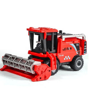 Farm Harvester Toy Friction Powered ABS Vehicle Pretend Play Kids Gift Tractor Truck Toy