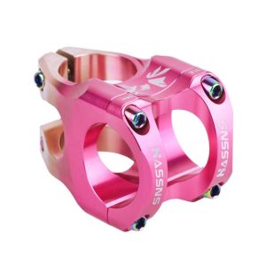 SGFDD Cycling Colorful CNC Hadnlebar Parts Bike Table MTB 35mm Handlebar Stem Adjustable Stem Riser Bicycle Bridge Short Power Mtb Power Stem 35mm Rod Handlebar