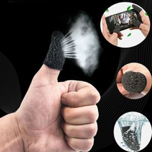♥Available Stock +FREE♥1 pair Finger Sleeve Touch Screen Cots Gaming Gloves for Fortnite Sweatproof Chicken Eating Artifact Peace Elite pubg Controller Fingertips
