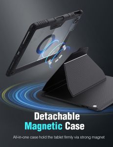 Bao Da Kèm Bàn Phím cho iPad Pro 11 inch & iPad Pro 13 inch M4 2024 Nillkin Bumper Link Keyboard Case (Có Đèn Nền Backlit Keyboard) - Hàng Chính Hãng