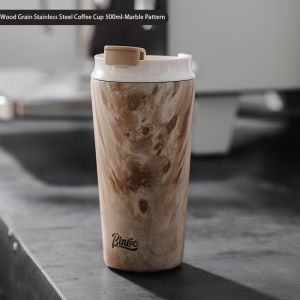 BINCOO Thermal Coffee Cup with Ceramic Liner Filter Insulation Water Bottle Portable Stainless Steel for Office and Outdoor 280ML/500ML