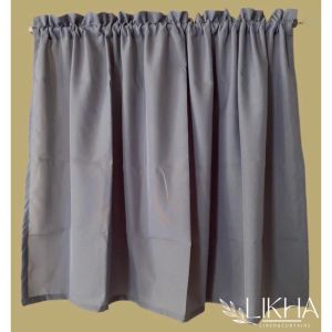 Plain Geana Kitchen Sink Elegant Standard Size 60x30 Curtains/INAHOME Decoration