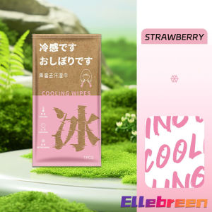 Ellebreen Cooling Ice Towel Wipe 1 Sheet Ice Cooling Towel Portable Cold Wet Wipes for Sweat/Running