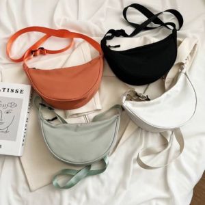 Korean Artist Casual Waterproof Dumpling Shoulder Sling Bag Woman Girl Gift Daily Use B-102