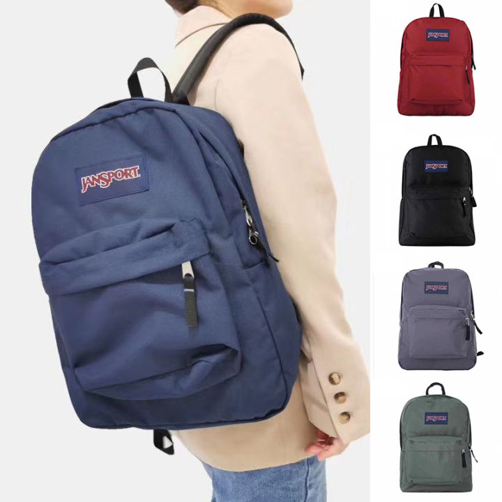 JanSport Superbreak Classic Backpack for Women Men Zipper Backpack for